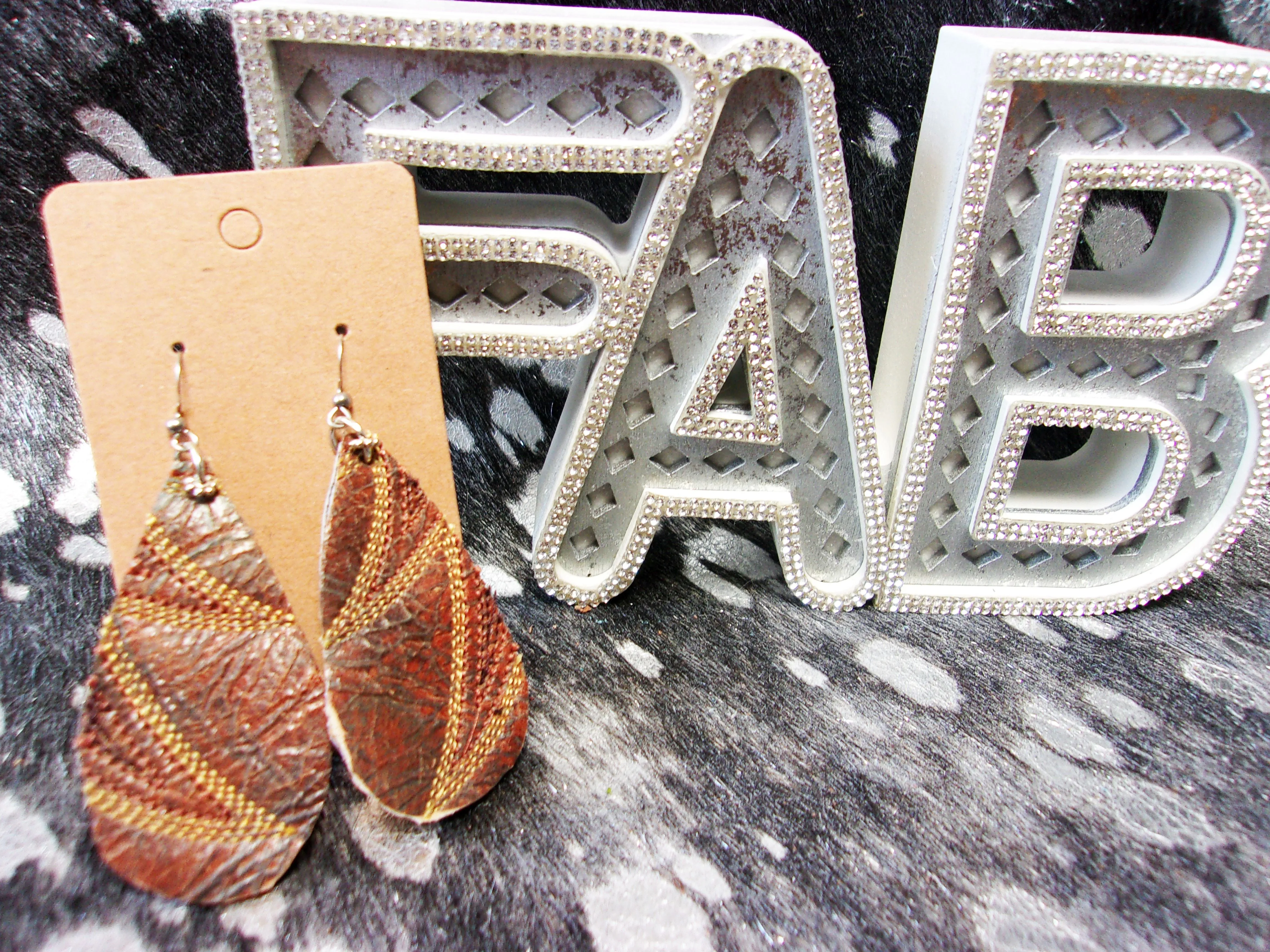 Leather Earrings ER34