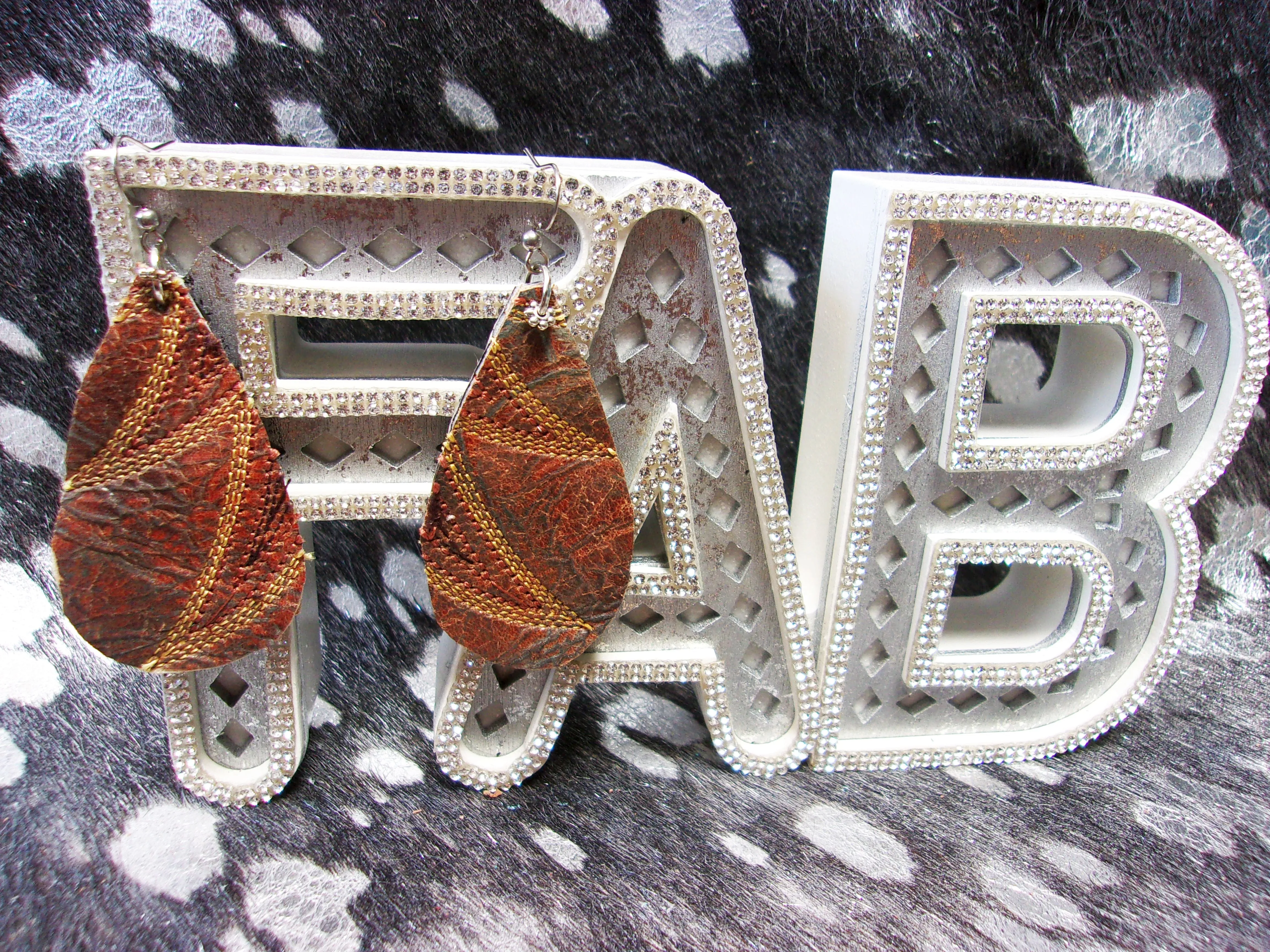 Leather Earrings ER34