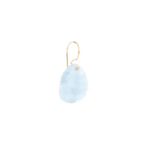 *Limited Edition* Petit Faceted Aquamarine Tabiz Slice Earrings