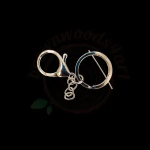 Lobster Keychain Rings Silver