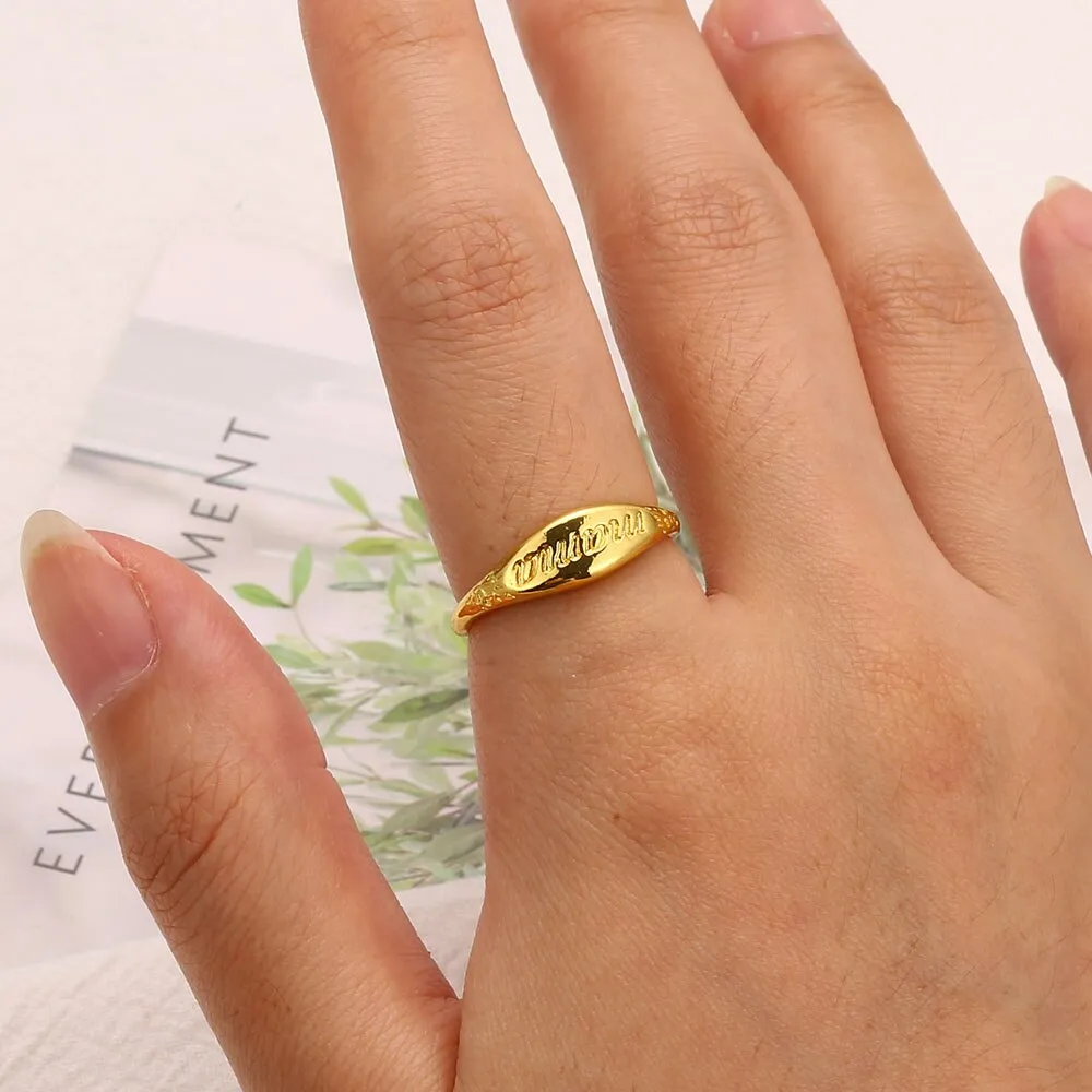Mama Rings for Mother's Day Gift Simple Lettering Statement Ring