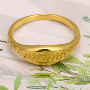 Mama Rings for Mother's Day Gift Simple Lettering Statement Ring