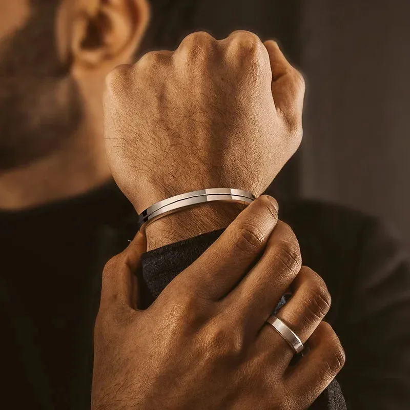 Men Bangle Bracelet Cuff Bracelet for Men