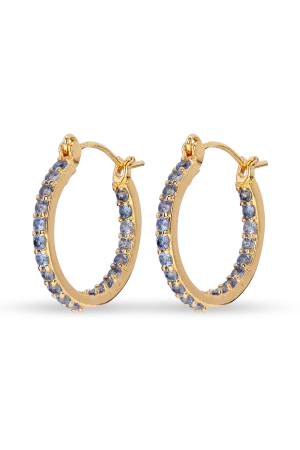 Mini Serena Hoops - Adriatic blue
