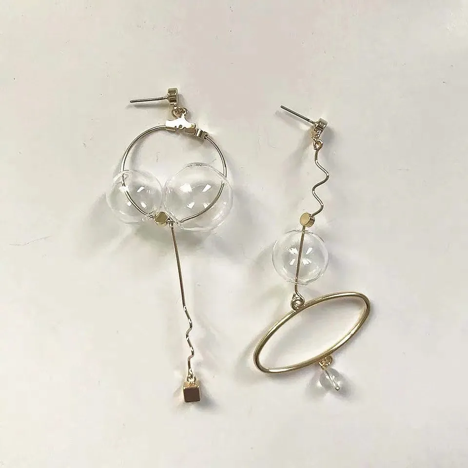 Mismatched Bubble Earrings