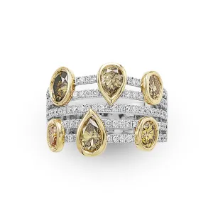 Multi Band Diamond Ring