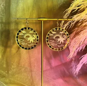 Multiplane Scenery Earrings | Summer Edition