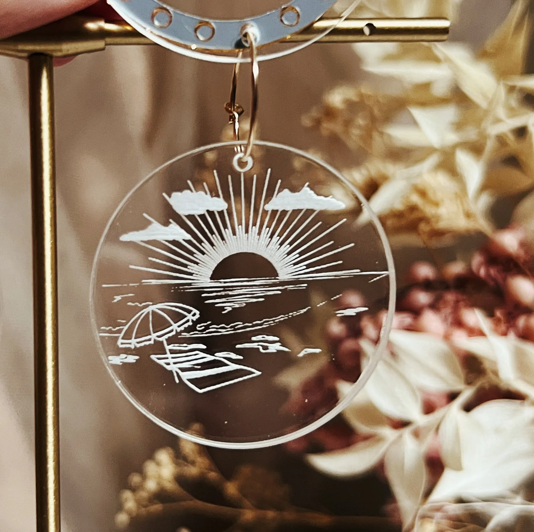 Multiplane Scenery Earrings | Summer Edition