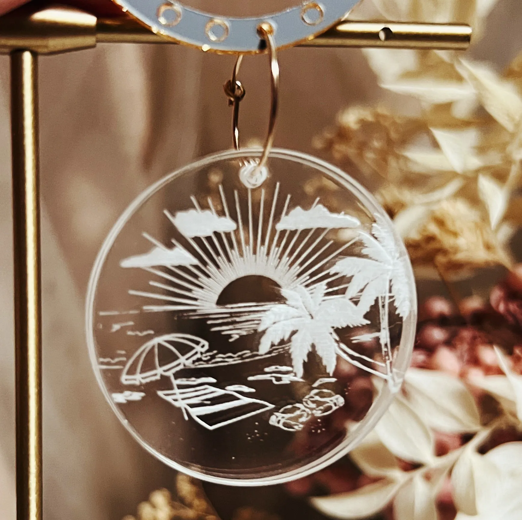 Multiplane Scenery Earrings | Summer Edition