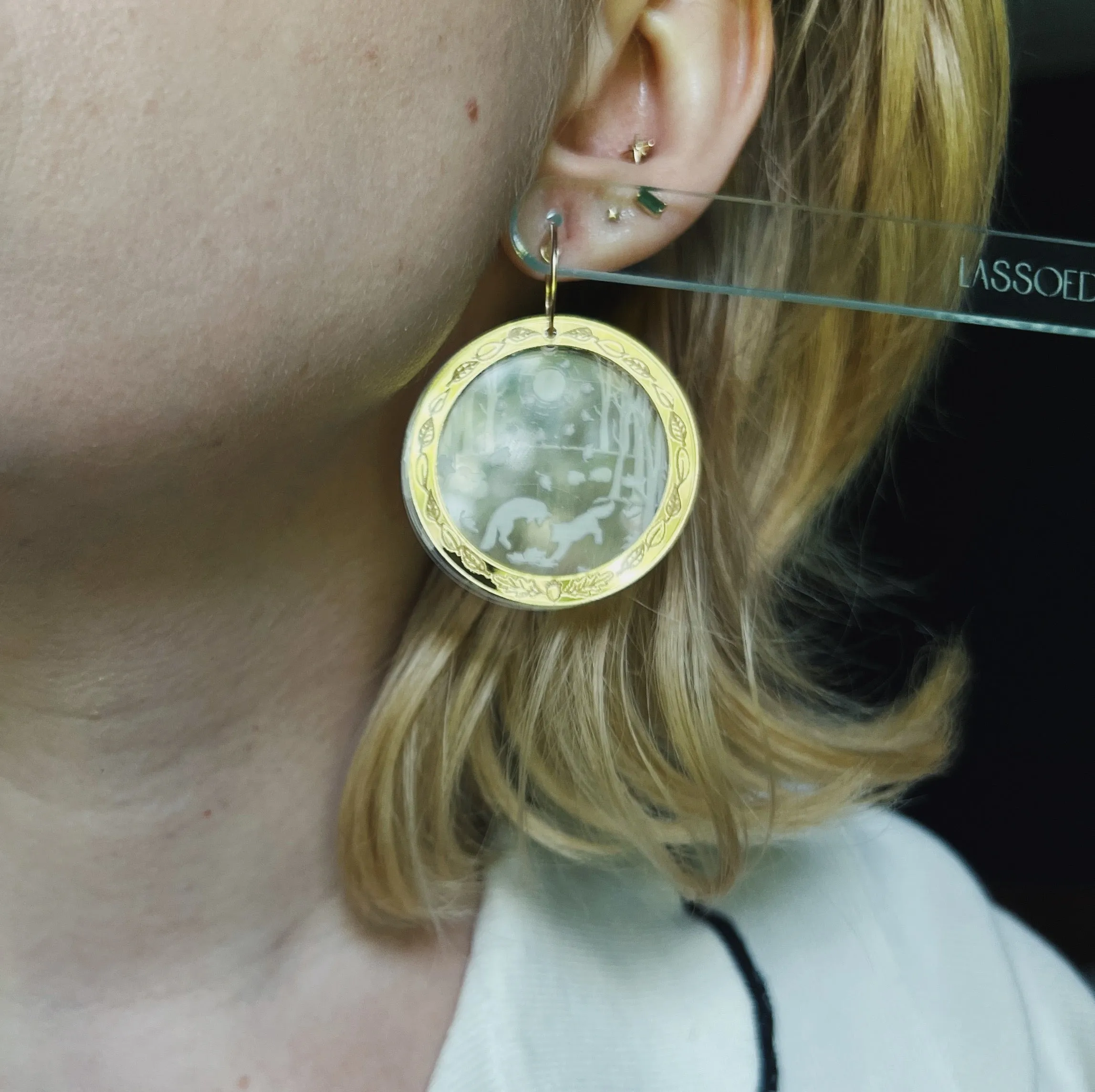 Multiplane Scenery Earrings | Summer Edition