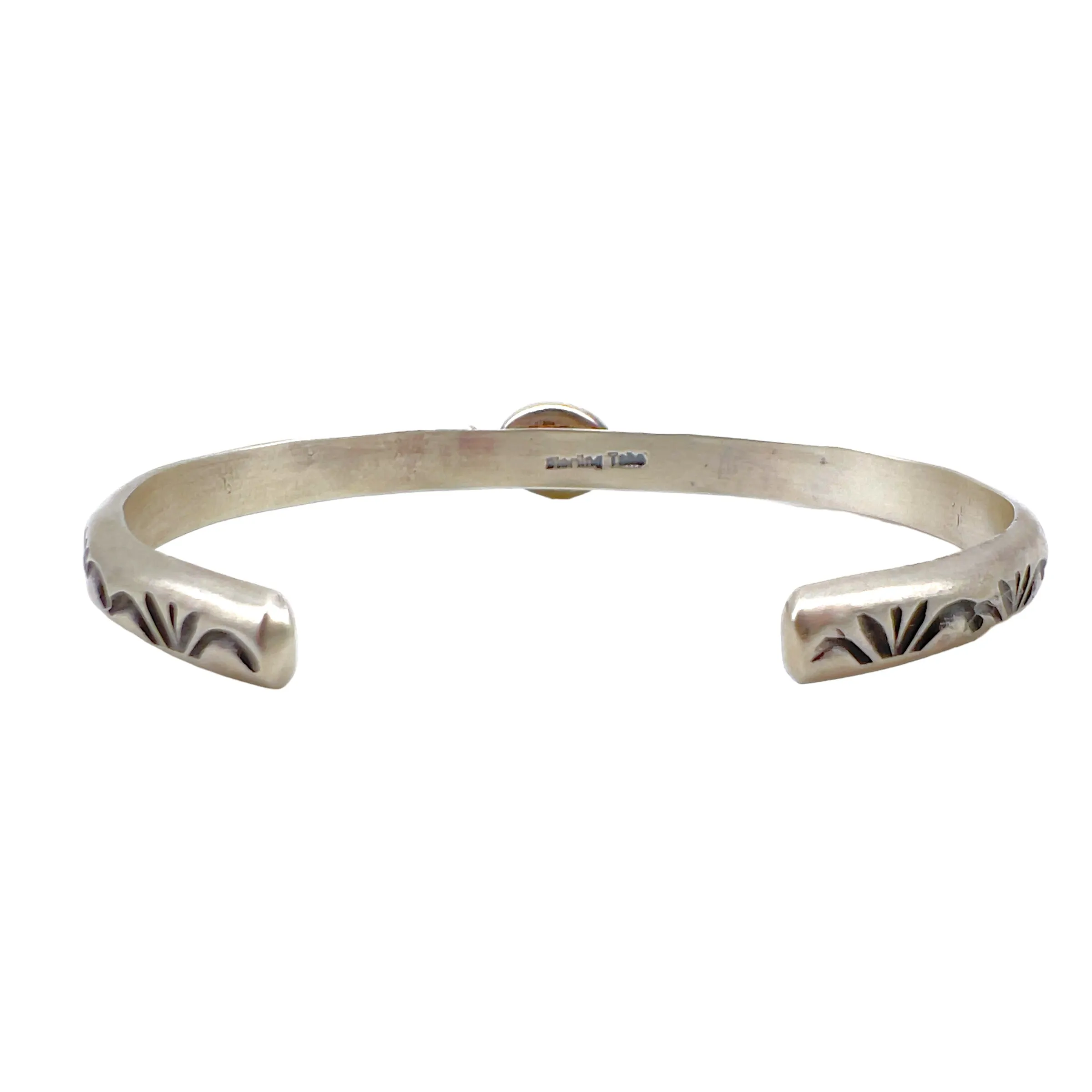 Native American Handcrafted Sterling Silver Turquoise Bracelet