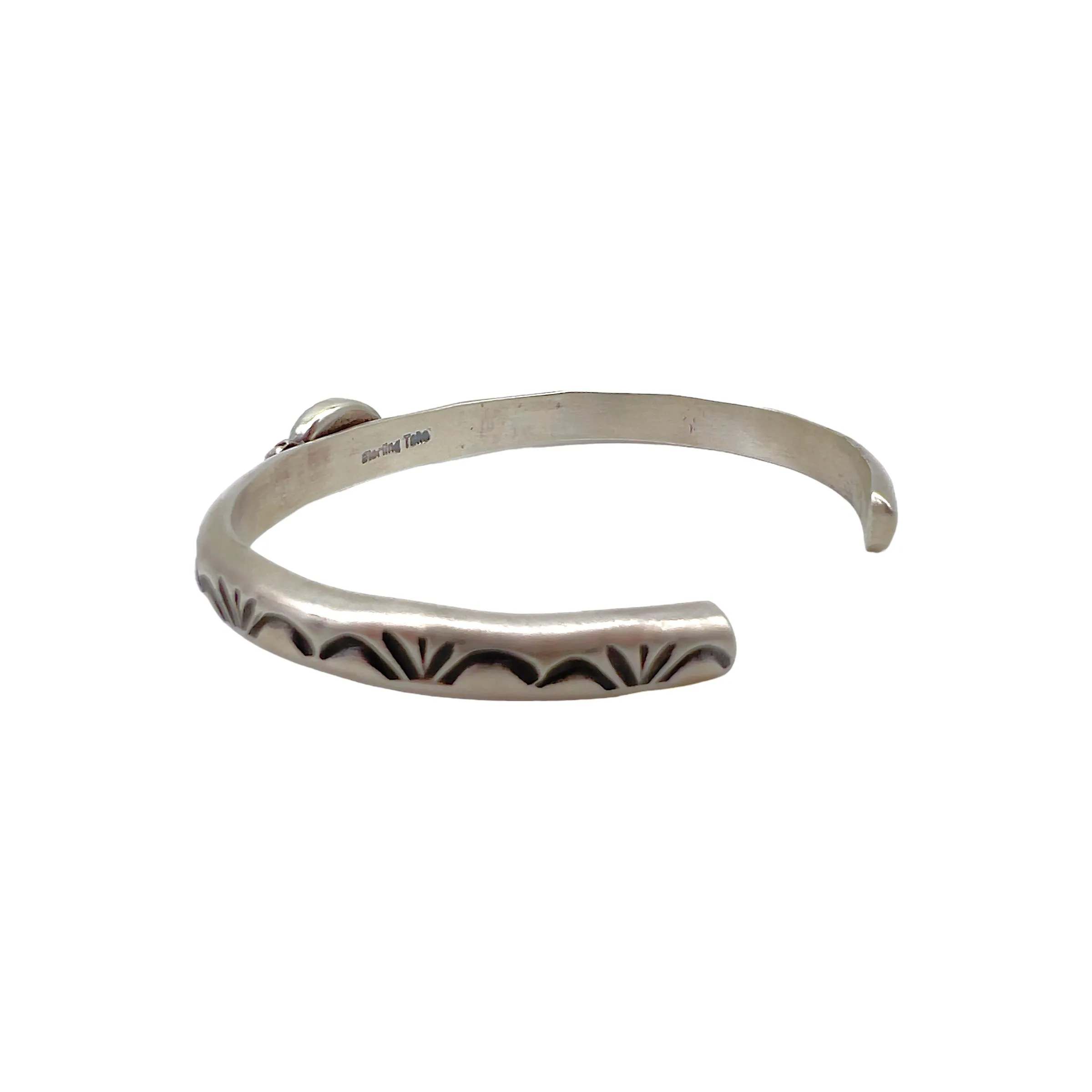 Native American Handcrafted Sterling Silver Turquoise Bracelet
