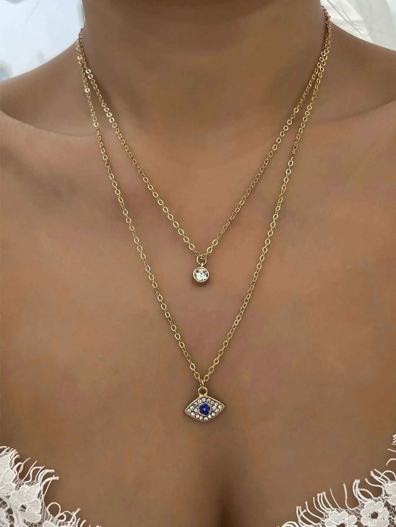 Neck Shine and Shine Pearl Necklace Classic & Contemporary Jewelry (Set of 2)