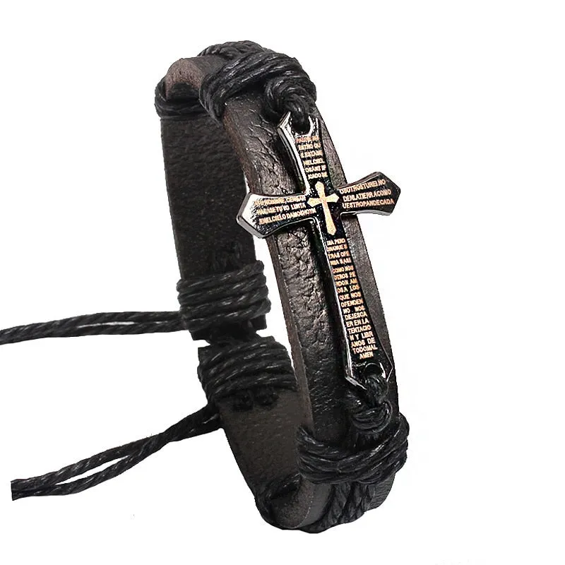New Fashion Men Jewelry Vintage Leather Bracelets