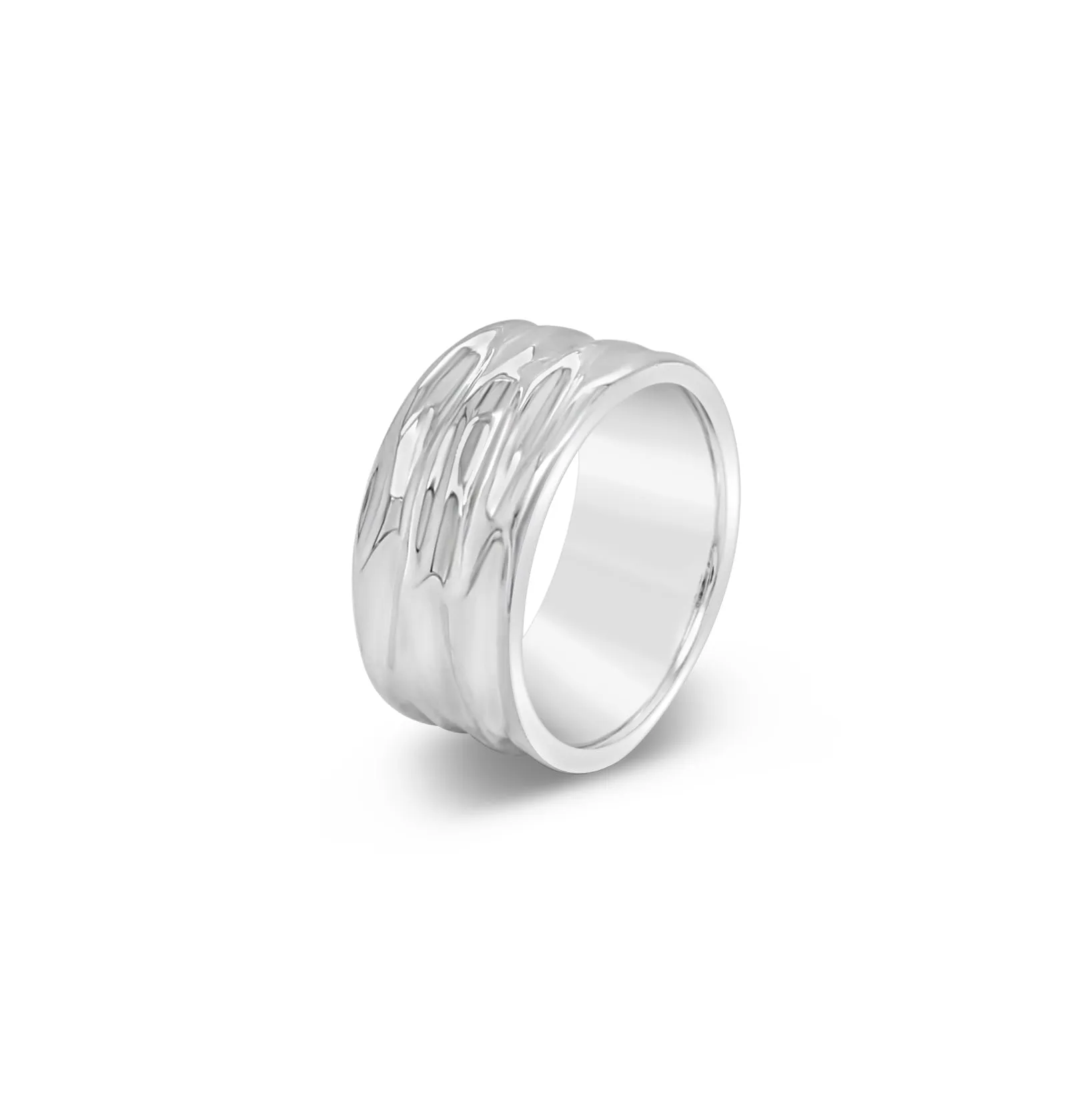 Oily Calm Wide Ring