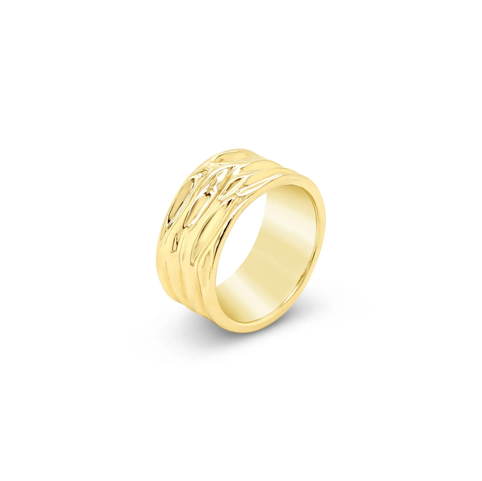 Oily Calm Wide Ring
