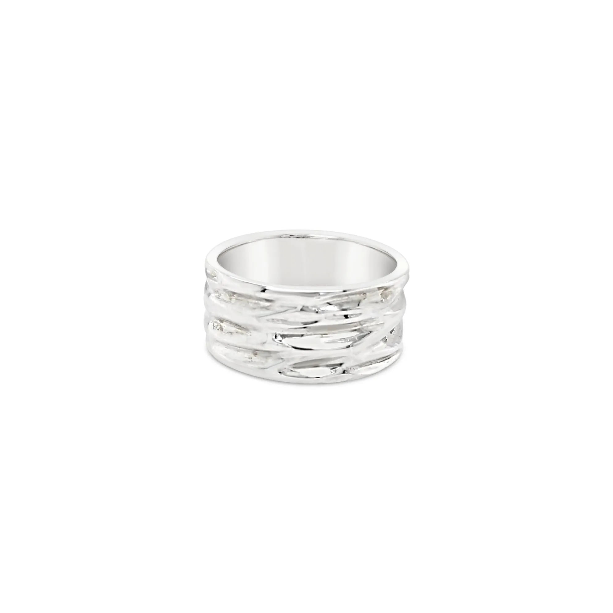 Oily Calm Wide Ring