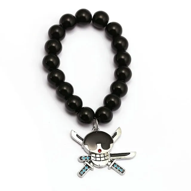 One Piece Bracelet - Luffy Zoro Sanji Charm