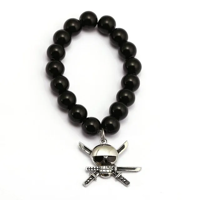One Piece Bracelet - Luffy Zoro Sanji Charm
