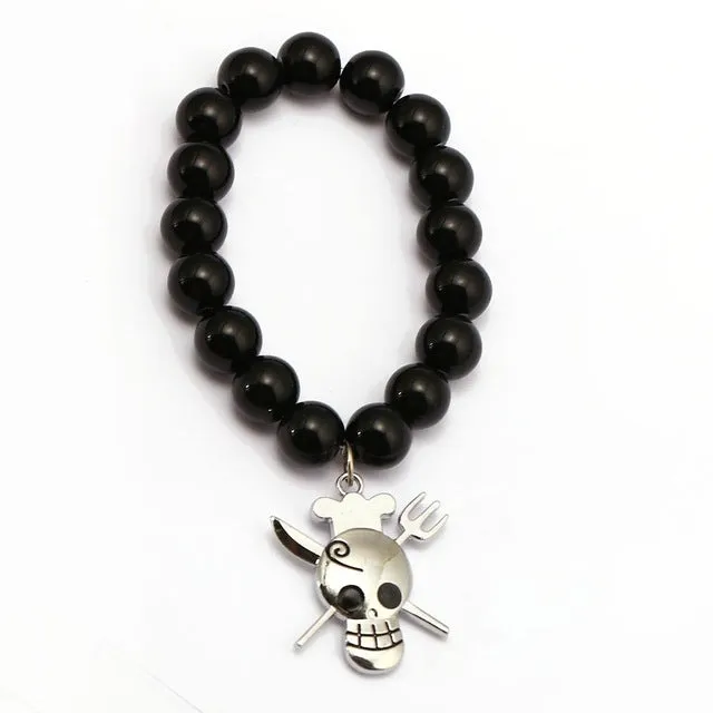 One Piece Bracelet - Luffy Zoro Sanji Charm