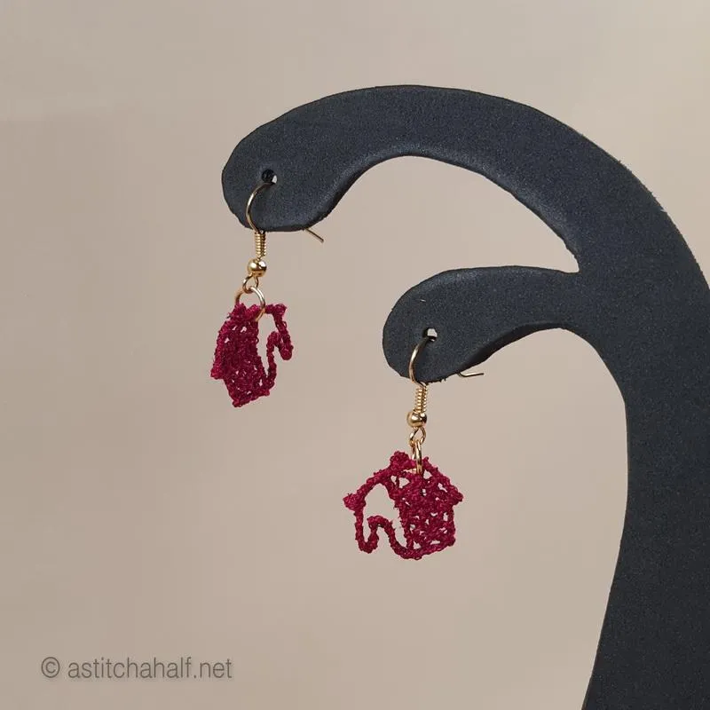 Origami Freestanding Lace Earrings Combo