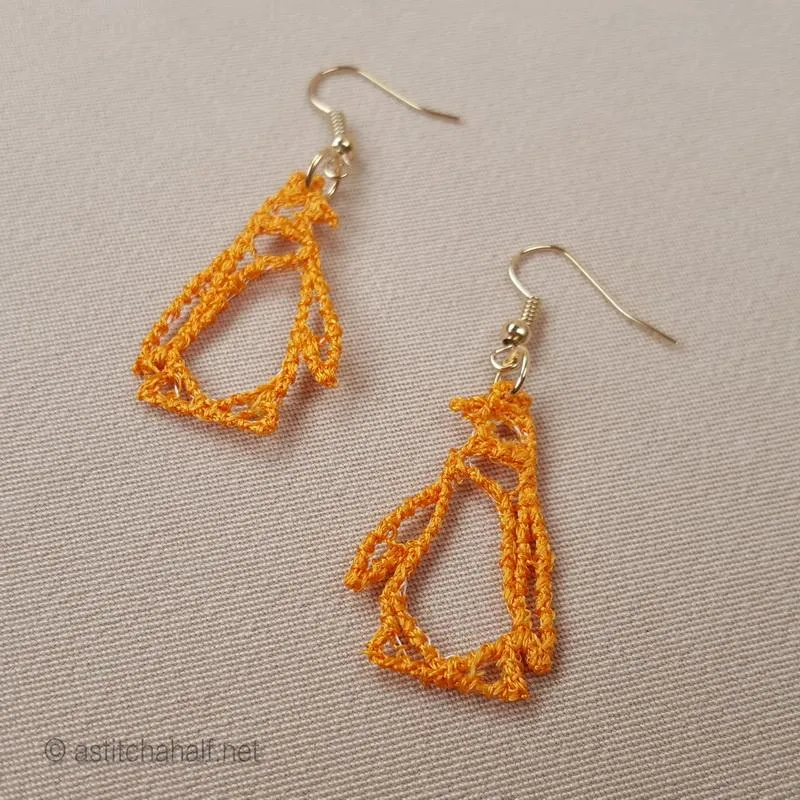 Origami Freestanding Lace Earrings Combo