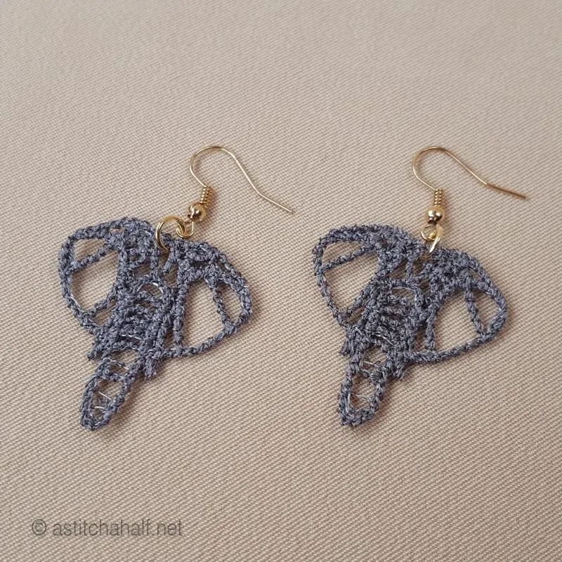 Origami Freestanding Lace Earrings Combo