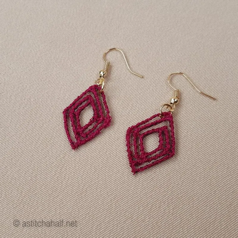 Origami Freestanding Lace Earrings Combo