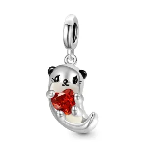 Otter Dangle Charm - 925 Sterling Silver