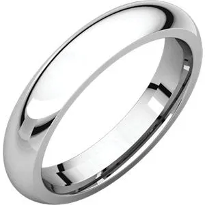 Palladium 4mm Comfort Fit Band