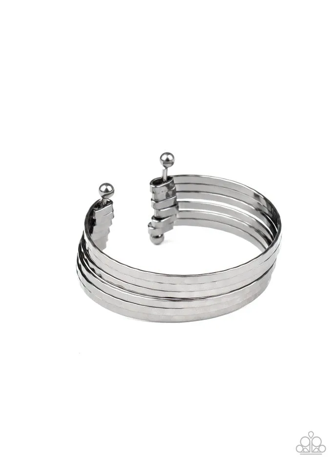Paparazzi Bracelet ~ BAUBLE-Headed - Black