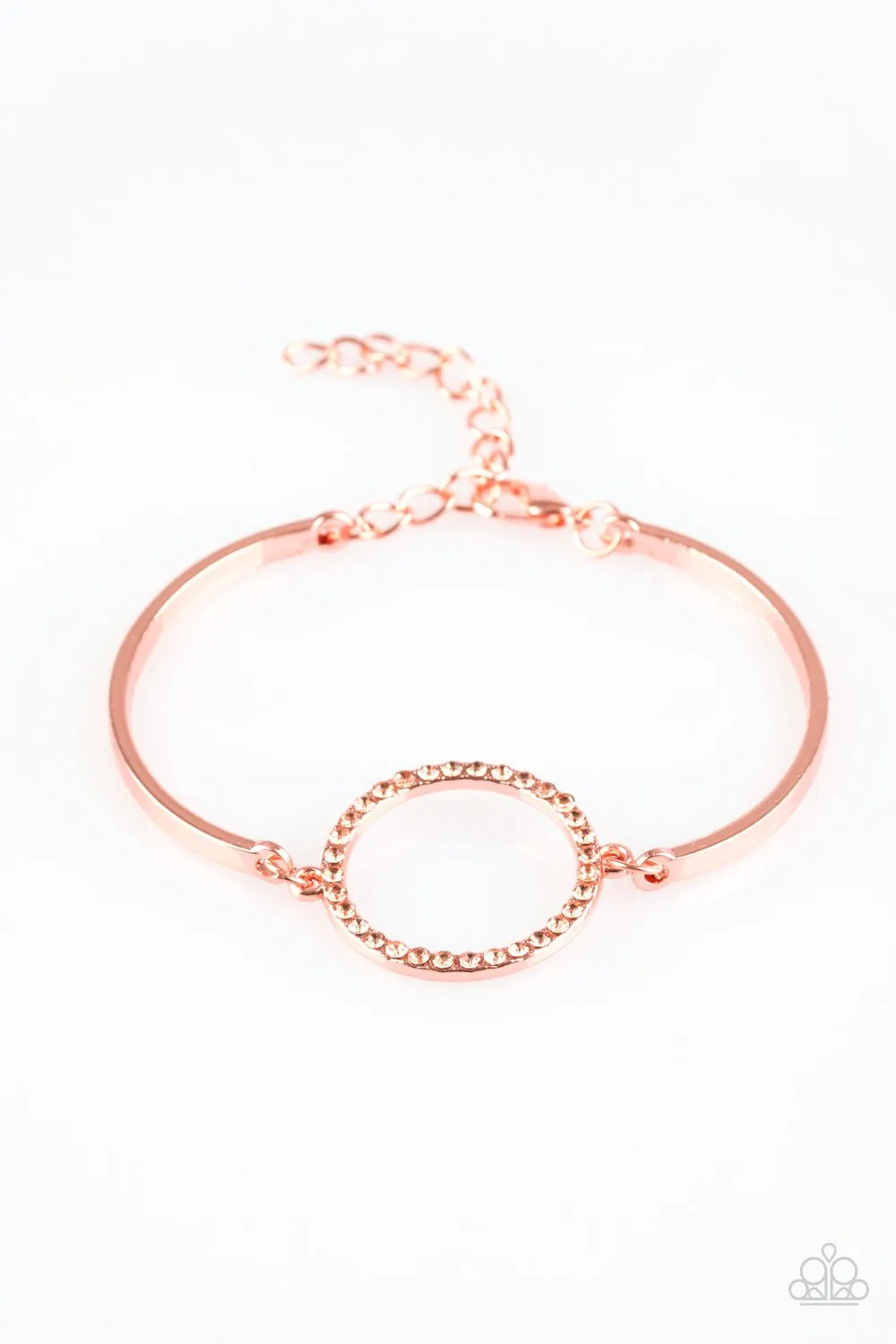 Paparazzi Bracelet ~ Center Of Couture - Copper