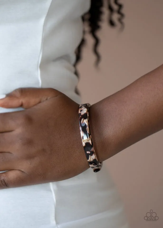 Paparazzi Bracelet ~ In The HAUTE Zone - Brown