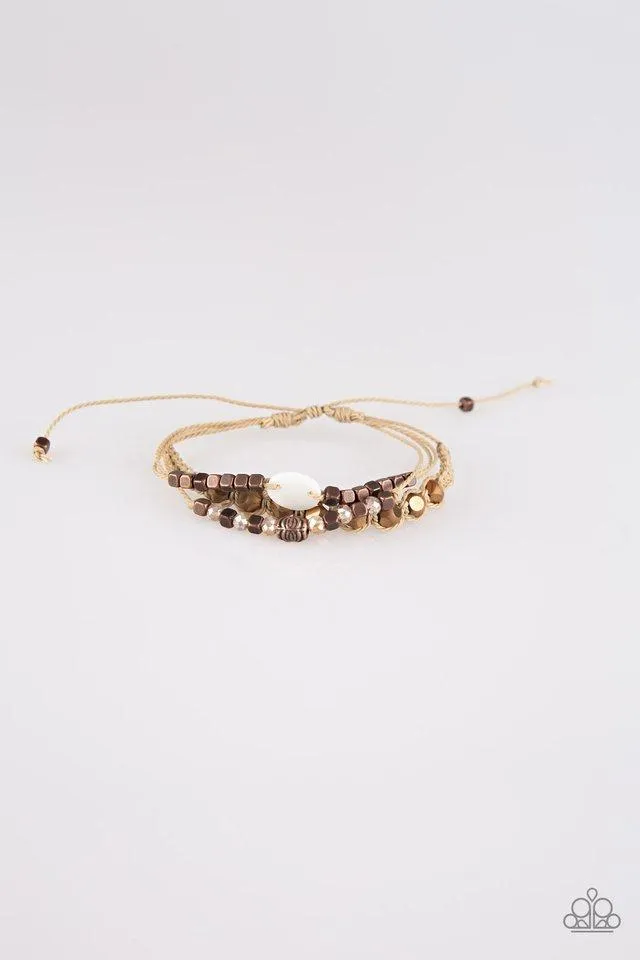 Paparazzi Bracelet ~ Trendy Tourist - Copper