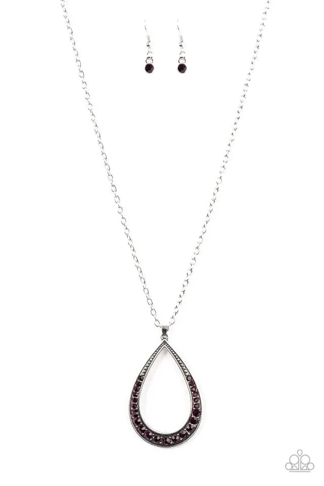 Paparazzi Necklace ~ What A Storm! - Purple