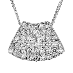 Pendant Necklace in 18k Gold with Diamonds