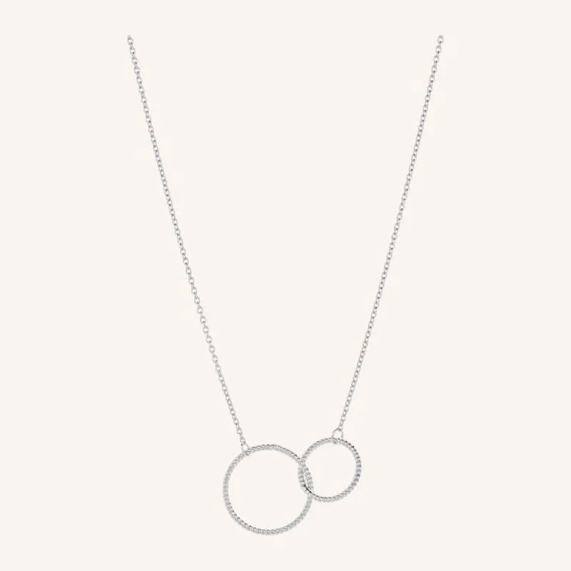 Pernille Corydon Double Twisted Necklace 40-48cm