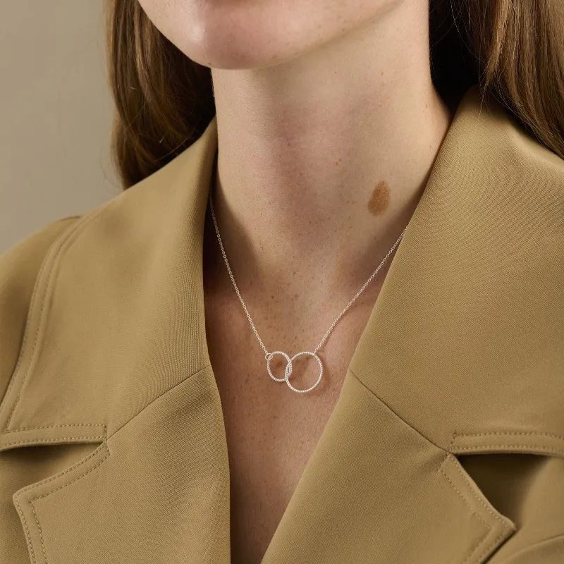 Pernille Corydon Double Twisted Necklace 40-48cm