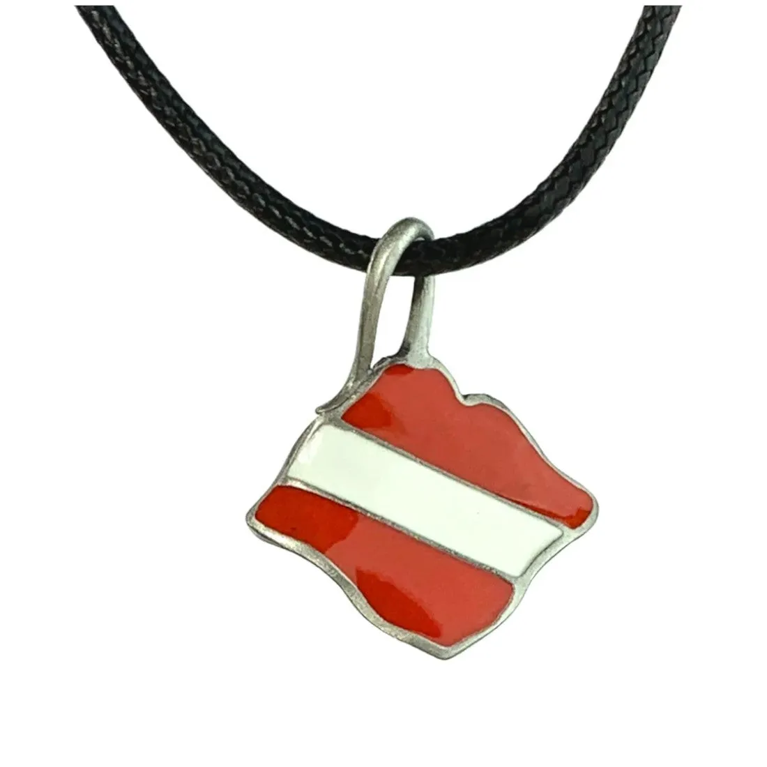 Pewter Ocean Theme Scuba Dive Hand Crafted Pendants on 18" Braided cord
