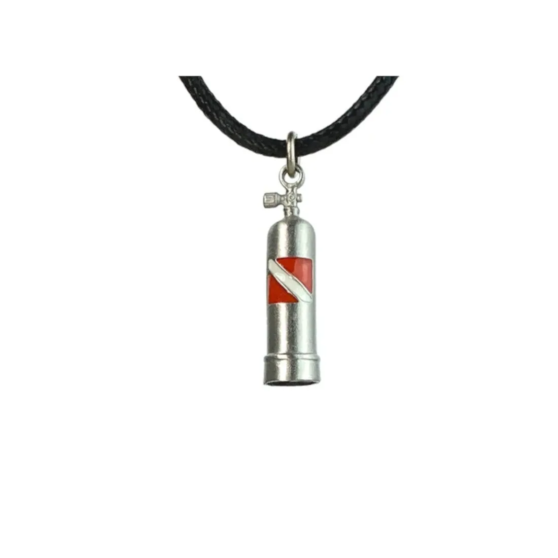 Pewter Ocean Theme Scuba Dive Hand Crafted Pendants on 18" Braided cord