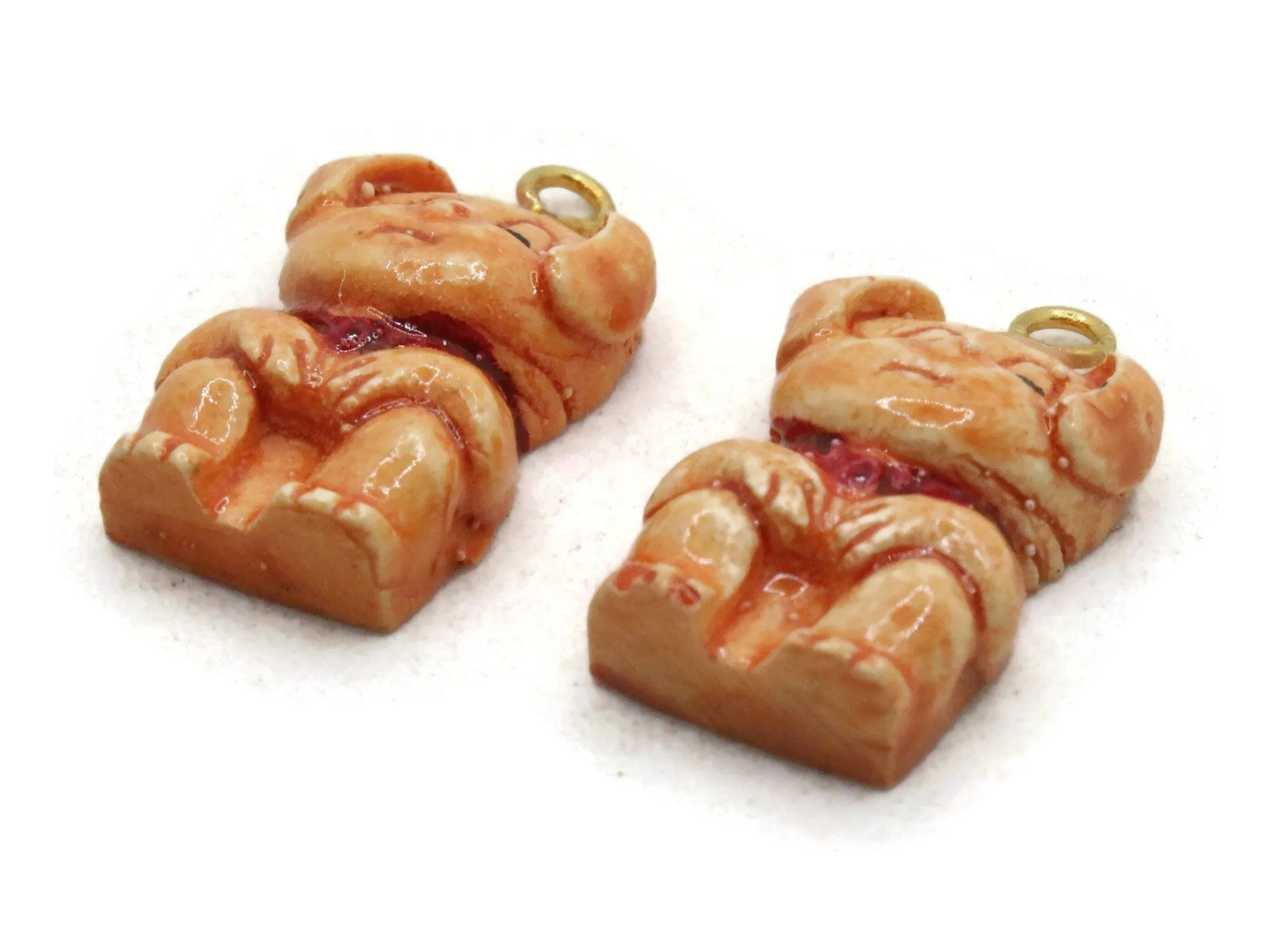 Plastic Puppy Pendants Vintage Dog Charms