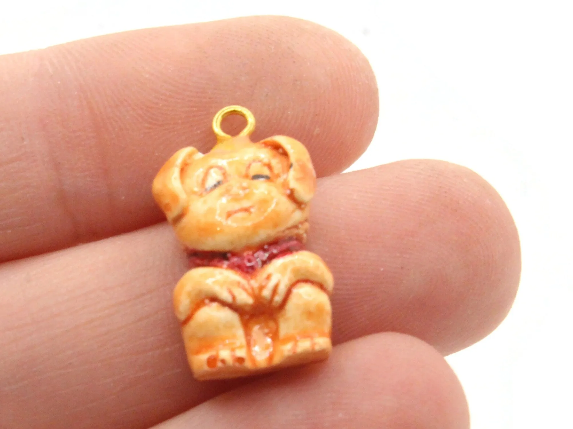 Plastic Puppy Pendants Vintage Dog Charms