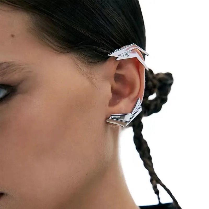 Punk Mechanical Copper Ear Cuff – Unique Left Ear