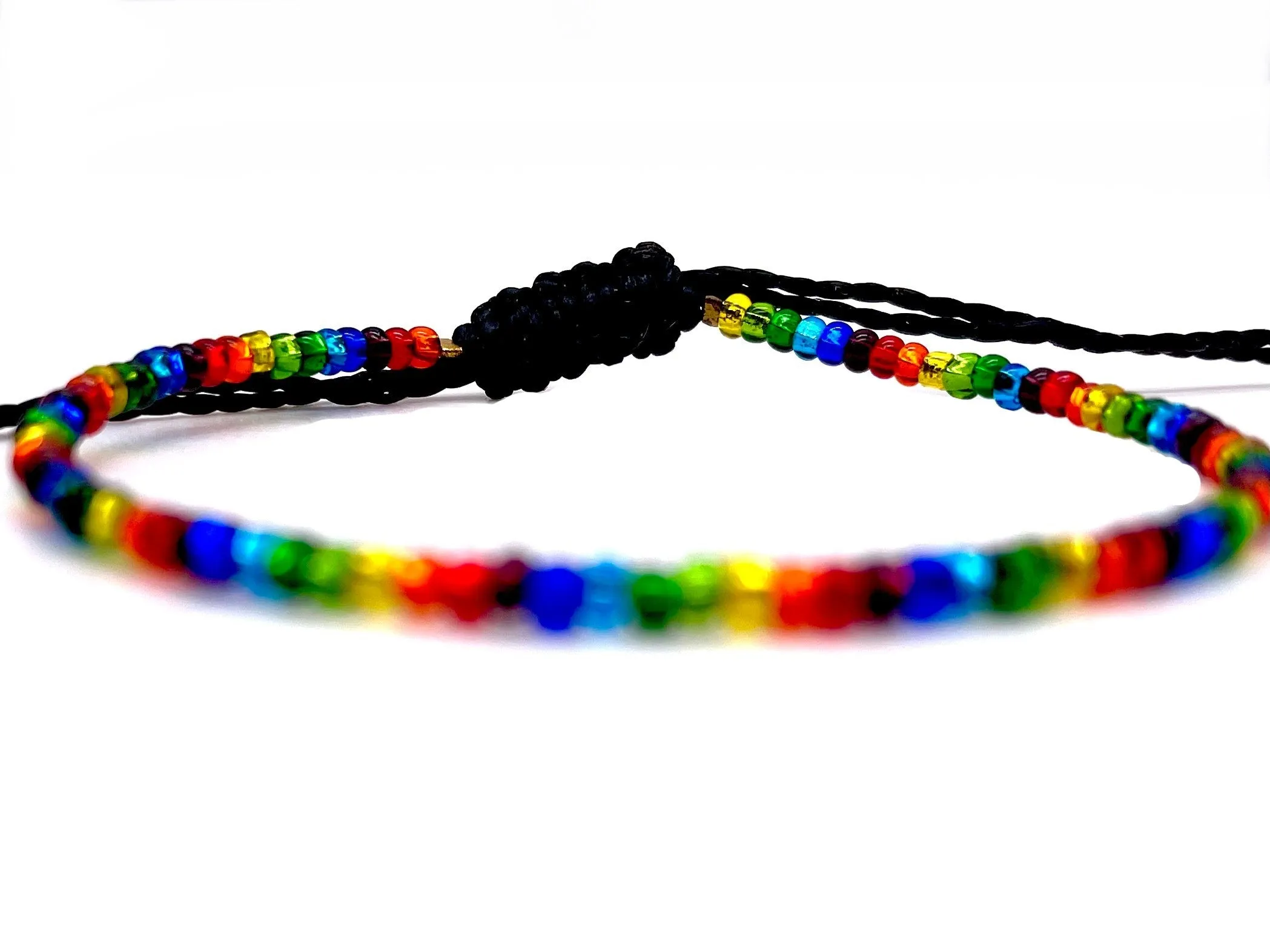 Rainbow Ombre Adjustable Bracelet