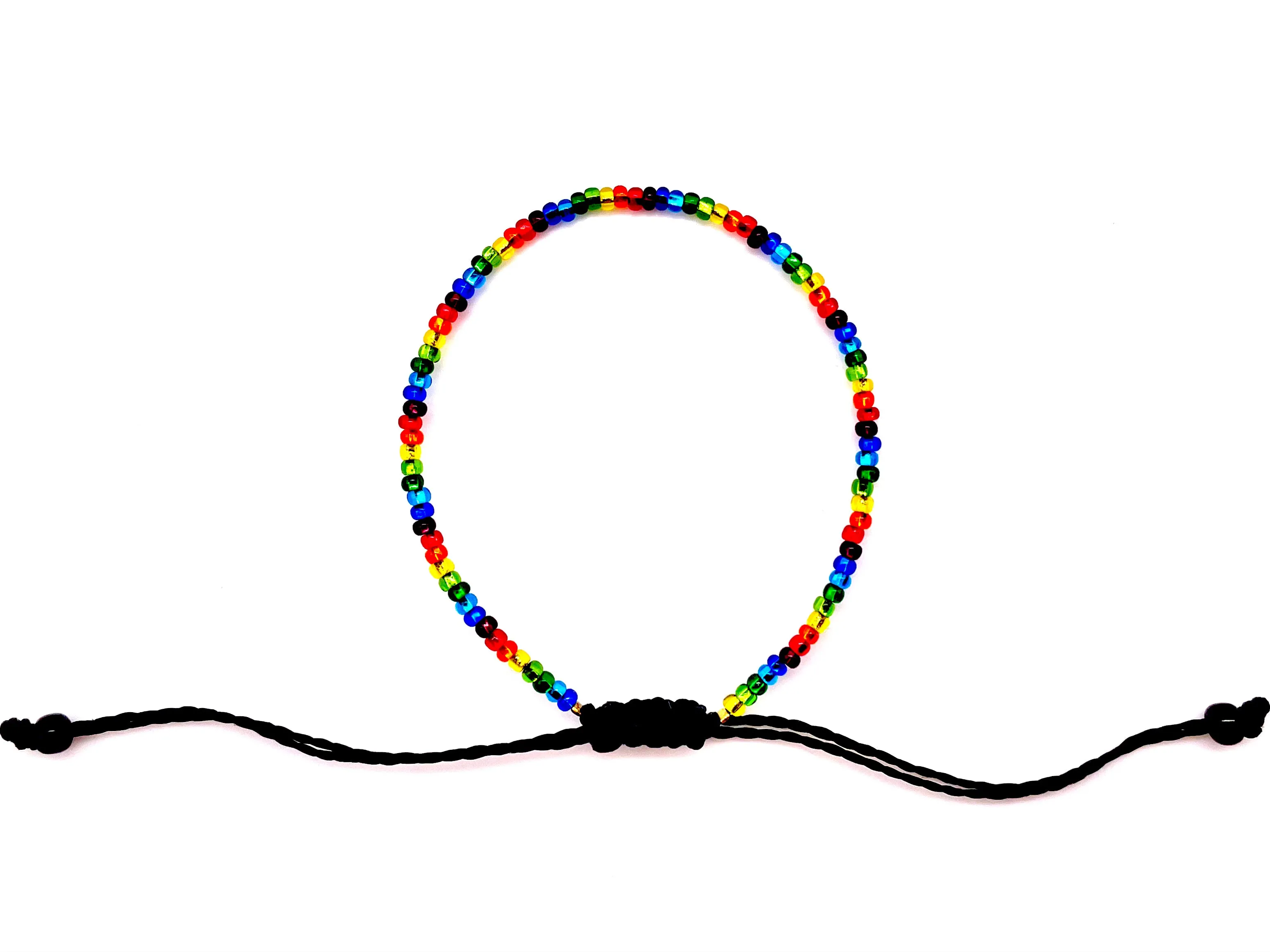 Rainbow Ombre Adjustable Bracelet