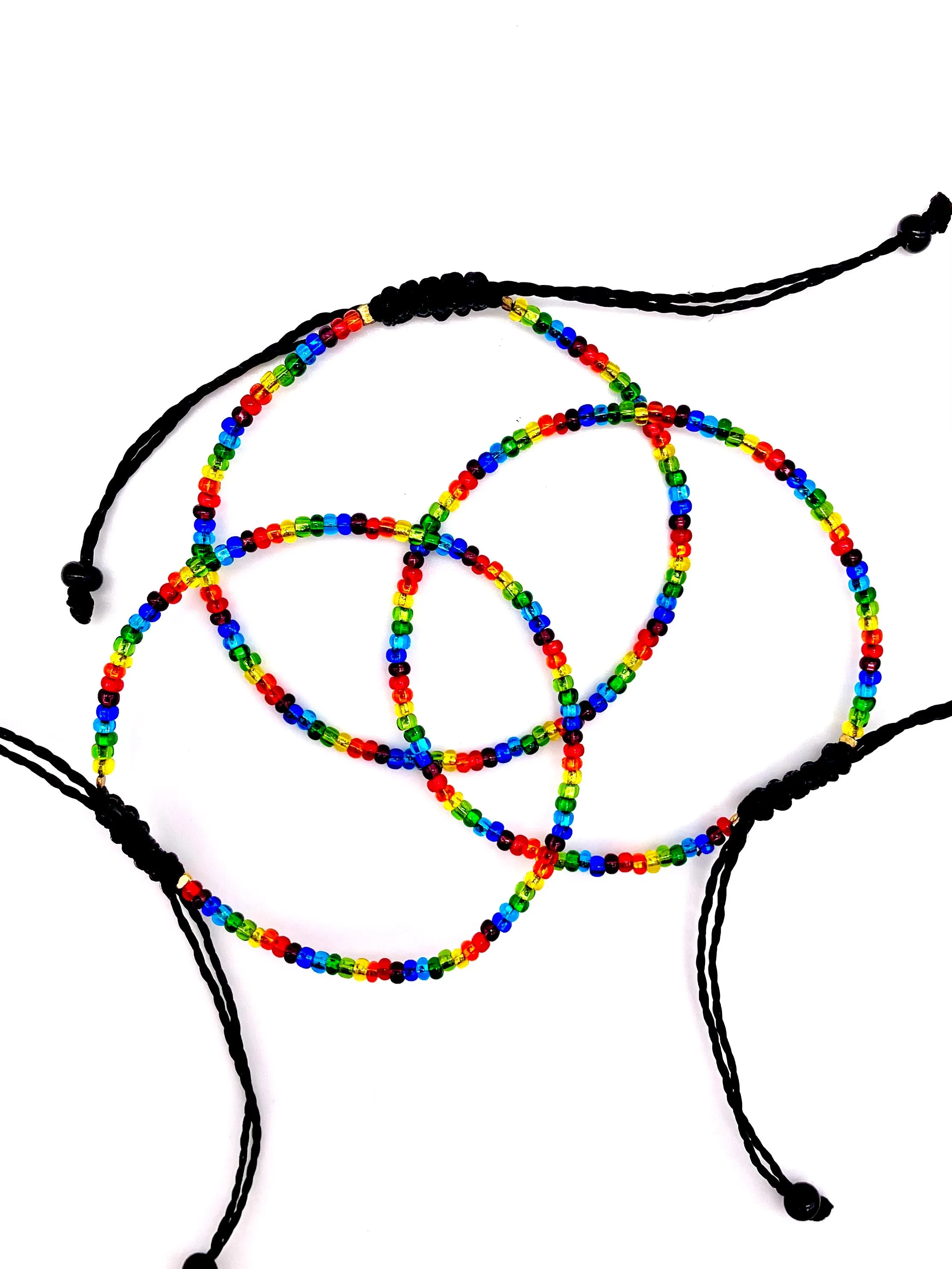 Rainbow Ombre Adjustable Bracelet