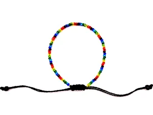 Rainbow Ombre Adjustable Bracelet
