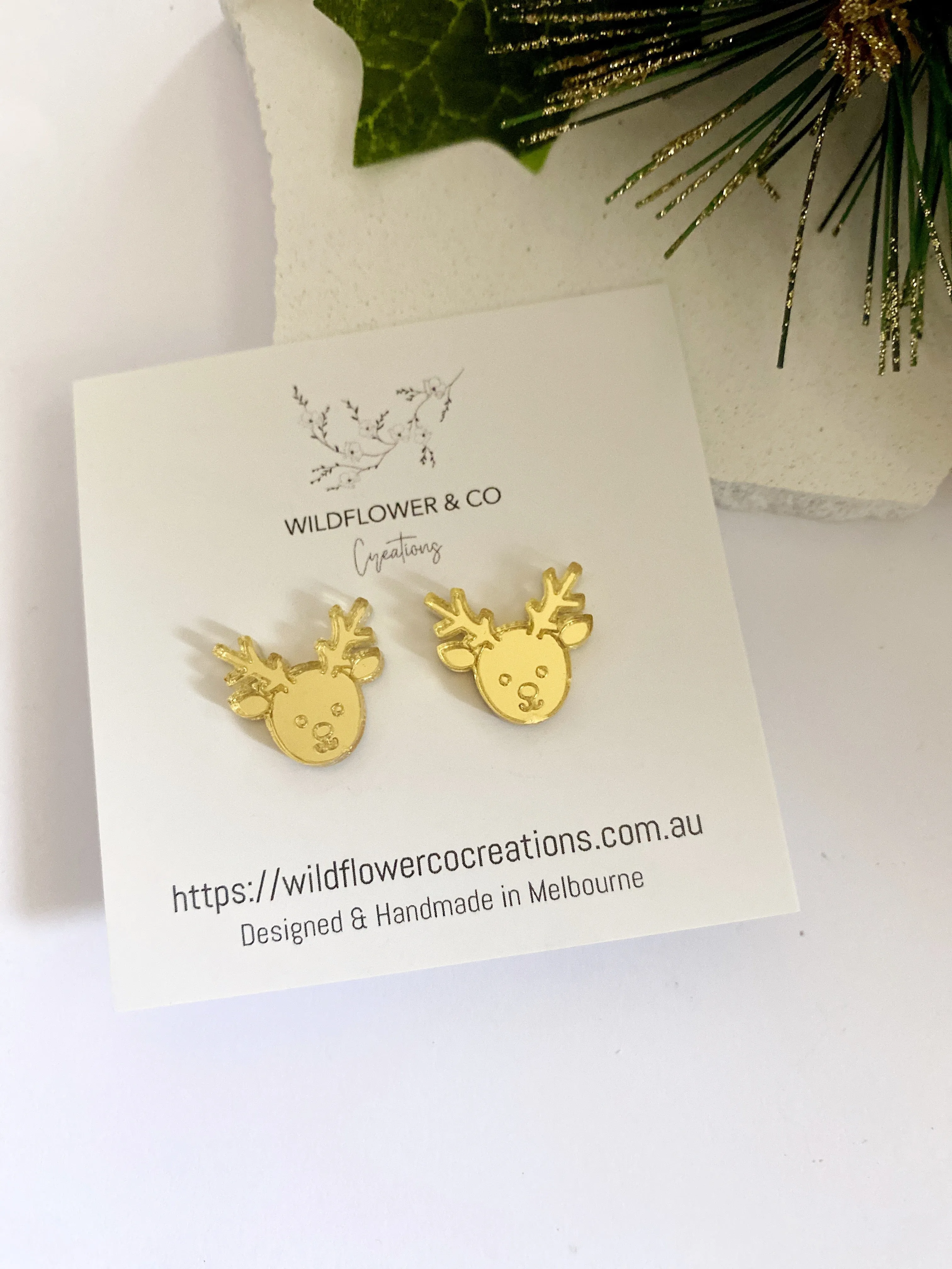 Reindeer Studs
