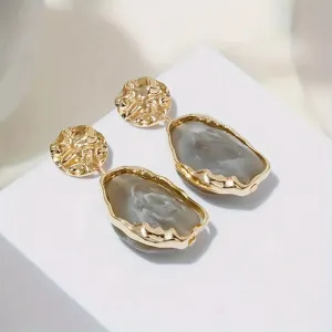 Resinous Dangle Earrings