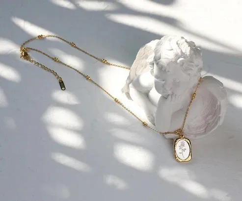 Rose Medallion Pendant